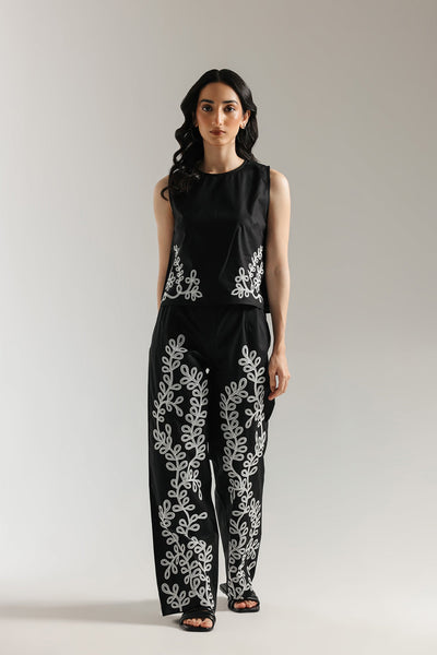 ETHNC Embroidered suit - JET BLACK | E0659/106/902