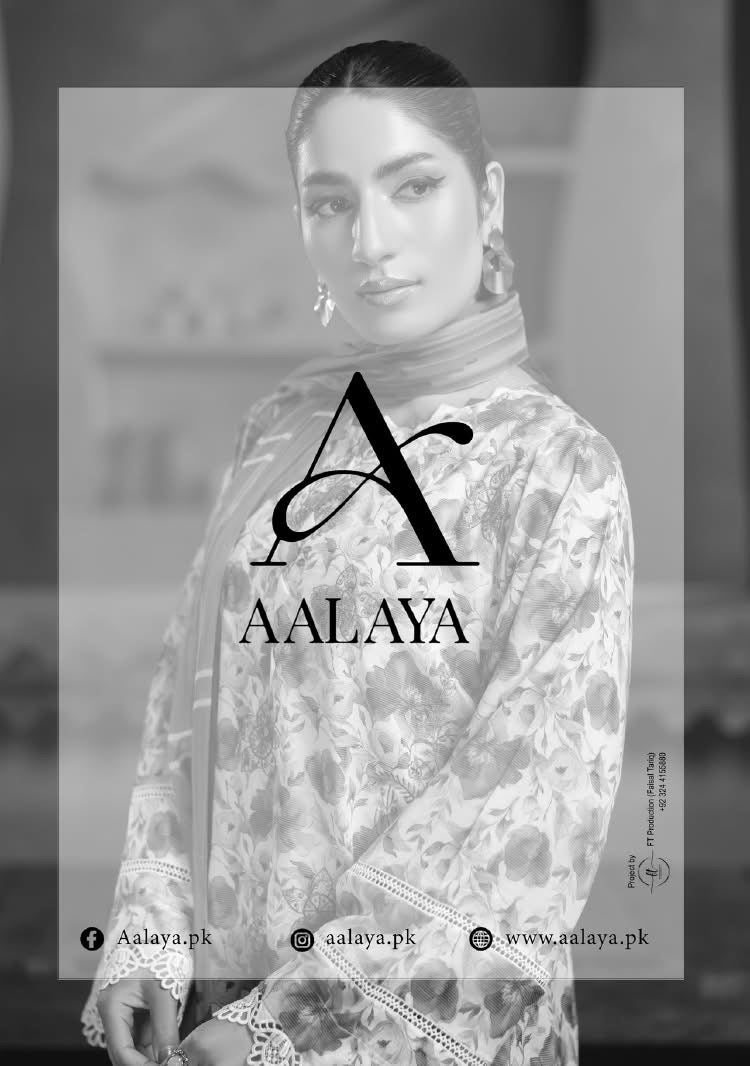 Prime Rose by Aalaya’s Summer Vol 01 ’26 | 3 PC UN - STITCHED | (SHIRT TROUSER & DUPPATA) Design - 04 (Green floral look) - Bristy's Collection