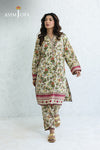AJPB-206 PRINTED CAMBRIC STITCHED 2PCS-Green