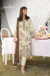 AJUBF-32 EMBROIDERED DOBBY 3 PCS  (Unstitched )
