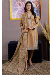 Gulzar Yousaf (GY) Durfishan Vol-20 D#02 – Unstitched Embroidered Lawn 3 Piece Suit | Camel Beige