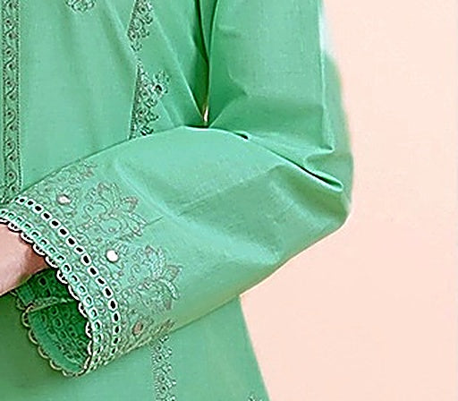 Gulzar Yousaf (GY) Durfishan Vol-20 D#05 – Unstitched Embroidered Lawn 3 Piece Suit | Mint Green