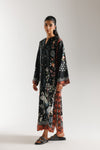 ETHNC Printed KAFTAN-JET-BLACK | E8039/102/902