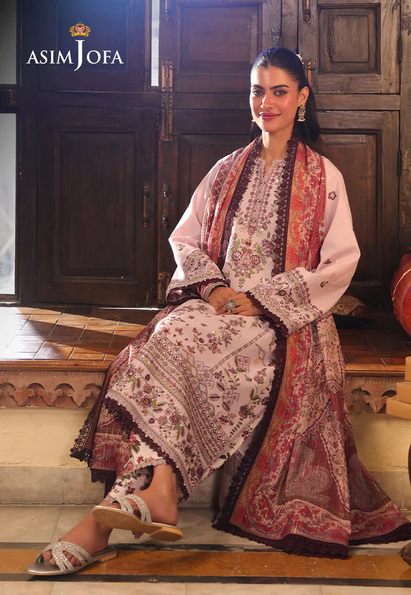AJUBU-05 Embroidered Jacquard Unstitched 3 Pcs
