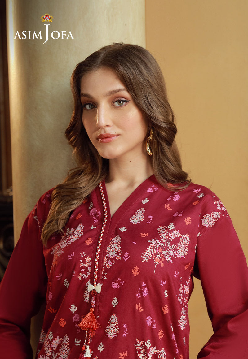 ASIM JOFA- PRINTED CAMBRIC Stitched  -2PCS-AJFV-10