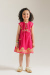 ETHNC - KIDS DRESS- BARBIE-PINK | E1412/301/406