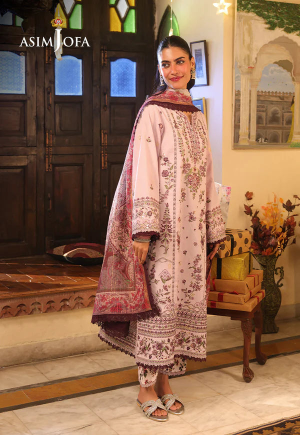 AJUBU-05 Embroidered Jacquard Unstitched 3 Pcs