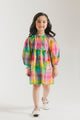 ETHNC Kids - 1 pcs Stitched DRESSES- PINK