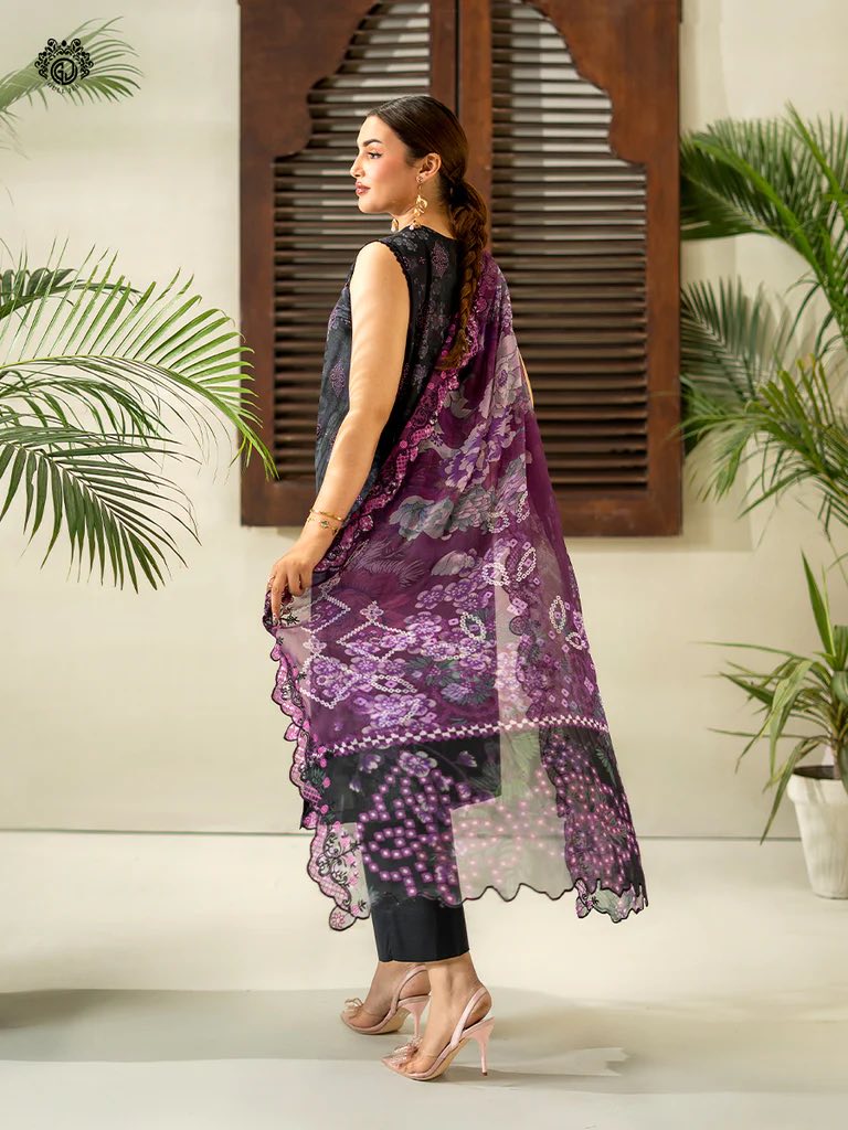 Gulljee Rang Pasand | 3 PC UN-STITCHED | (SHIRT TROUSER & DUPPATA) GRP2519A4