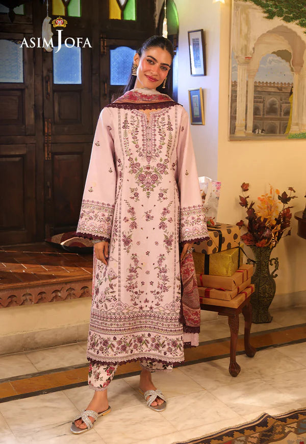 AJUBU-05 Embroidered Jacquard Unstitched 3 Pcs