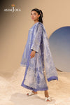 ASIM JOFA -Printed Embroidered Lawn 3 Pcs(UNSTITCHED)-PASTEL BLUE