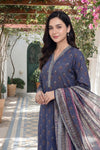 Tawakkal ARSHI STITCHED  3 Pieces (D-2998 | Royal Midnight Blue)
