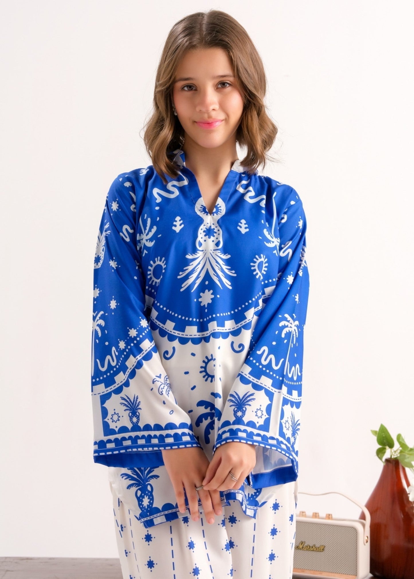 Sprinkles Pakistan -AZURE PALM CHARM - KIDS-2PCS