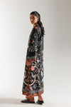 ETHNC Printed KAFTAN-JET-BLACK | E8039/102/902