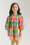 ETHNC Kids - 1 pcs Stitched DRESSES- PINK