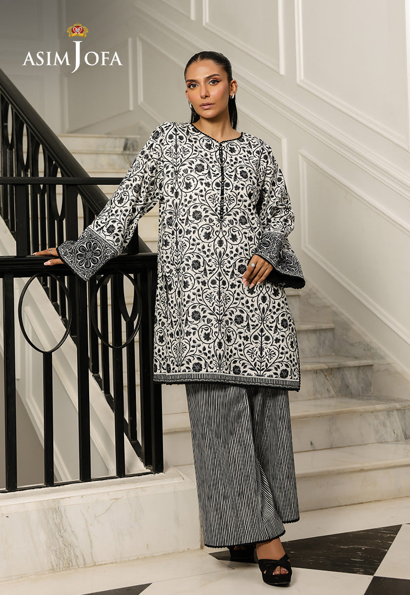 Asim Jofa - AJMCH-15 DIGITAL PRINTED LAWN UNSTITCHED 2 PCS