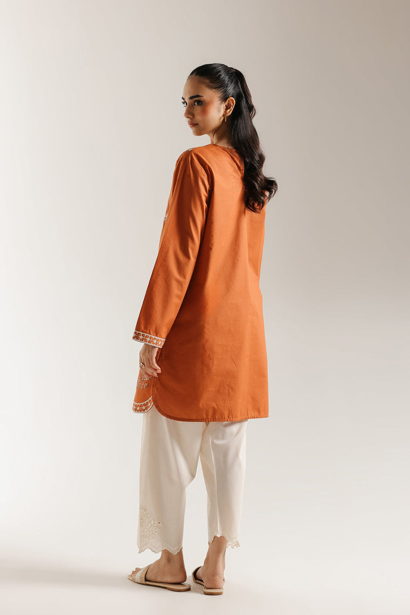 ETHNC embroidered shirt (e6974/102/319) -burnt orange