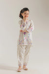 ETHNC Kids SUMMER- EMBROIDERED SUIT  -White