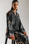 ETHNC Printed KAFTAN-JET-BLACK | E8039/102/902