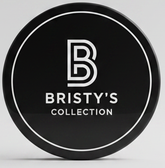 Black background with white 'Bristy's Collection' logo