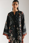 ETHNC Printed KAFTAN-JET-BLACK | E8039/102/902
