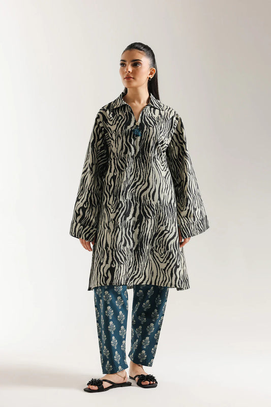 ETHNC-PRINTED SUIT-LEMON-ICING | SHIRT - A LINE FIT-SHALWAR –  STRAIGHT FIT