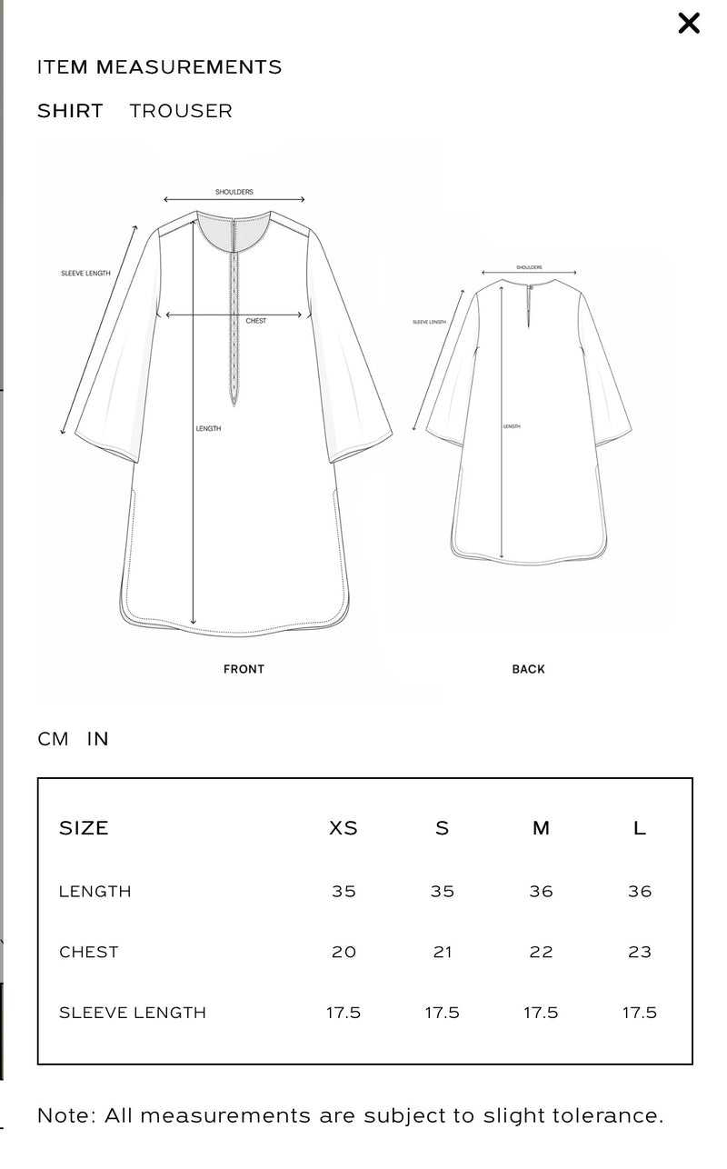 ETHNC-Printed Suit-COCONUT MILK  (E6168/102/003)
