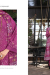 COCO by KALAL – Royal Magenta Embroidered Lawn 3PC (UNSTITCHED )| RAY-678