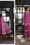 COCO by KALAL – Royal Magenta Embroidered Lawn 3PC (UNSTITCHED )| RAY-678