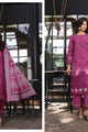 COCO by KALAL – Royal Magenta Embroidered Lawn 3PC (UNSTITCHED )| RAY-678