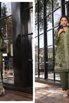 COCO by KALAL – Olive Muse Embroidered Lawn 3PC (UNSTITCHED )| EKR-672