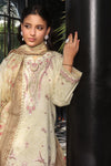 COCO by KALAL – Beige Blush Embroidered Lawn 3PC (UNSTITCHED )| EKR-675