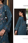 COCO by KALAL – Midnight Azure Embroidered Lawn 3PC (Unstitched )| EKR-674