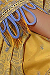 Gulzar Yousaf (GY) Durfishan Vol-20 D#01 – Unstitched Embroidered Lawn 3 Piece Suit | Mustard Yellow