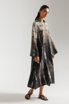 ETHNC PRINTED SHIRT-LONG LENGTH-LIGHT-GREY | E8043/102/911