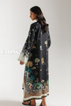 ETHNC PRINTED KAFTAN JET-BLACK | E8076/102/902