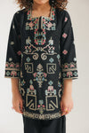 ETHNC-KIDS-EMBROIDERED SUITS-BLACK | E1362/402/901 E1362/302/901
