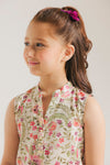 Girls Printed Floral Suit – Off White | 2-Piece Stitched Kids Ethnic Wear