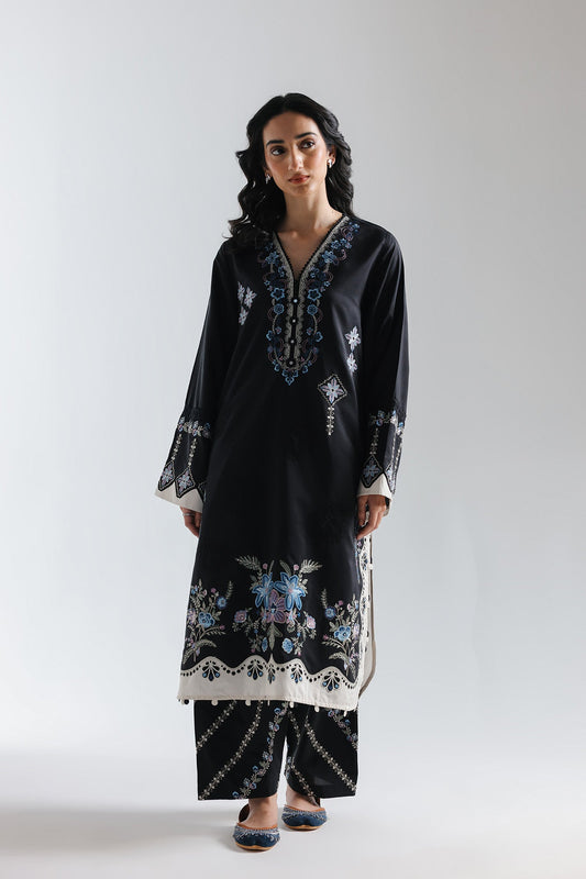 ETHNC - Embroidered suit- JET-BLACK | E4019/103/902