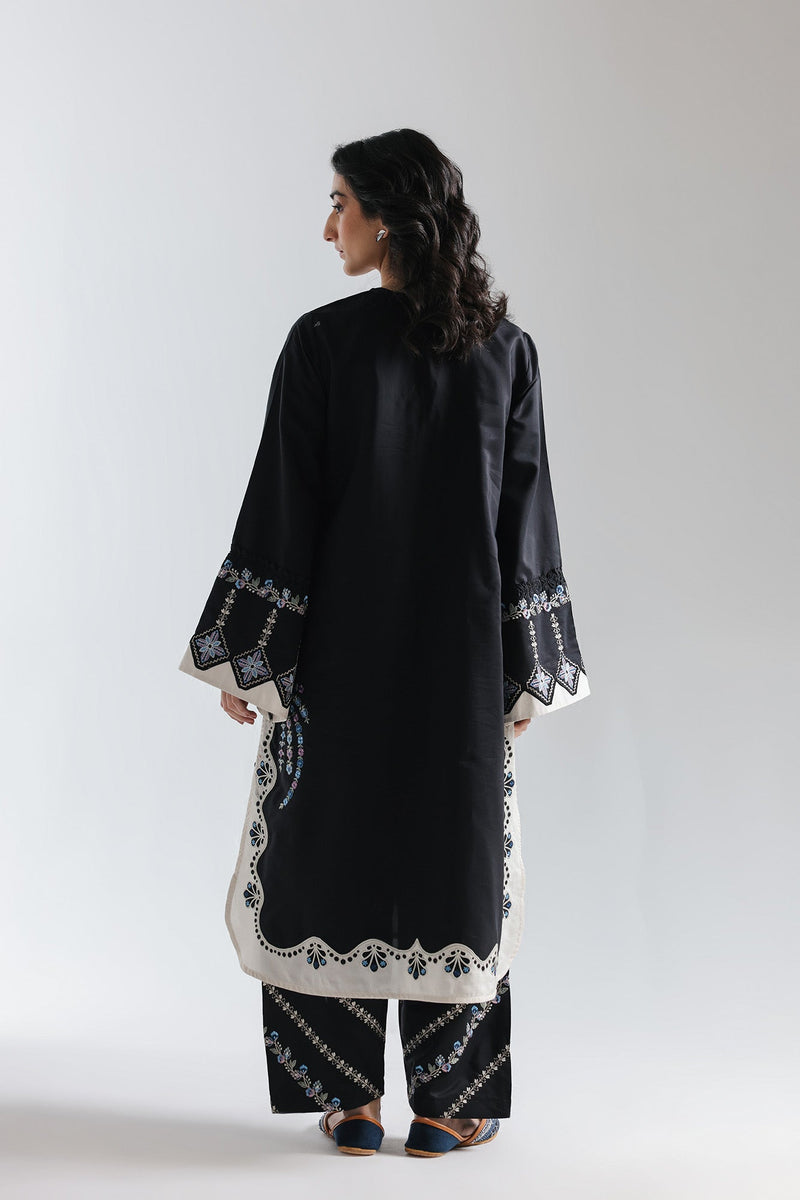 ETHNC - Embroidered suit- JET-BLACK | E4019/103/902