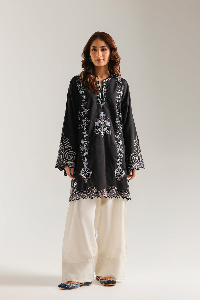 ETHNC EMBROIDERED SUIT| BLACK | E4631/103/901
