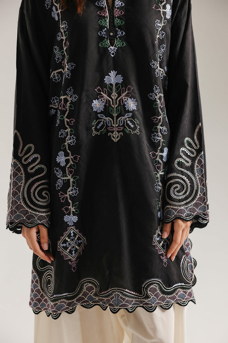 ETHNC EMBROIDERED SUIT| BLACK | E4631/103/901