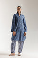ETHNC-PRINTED SUIT-ROYAL-BLUE | E6686/102/624 |SHIRT - RELAX FIT