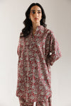 ETHNC -Printed 2-Piece Suit | SHIRT - RELAX FIT - BAN NECK WITH SLIT- (TROUSER - SHALWAR - REGULAR LENGTH)(VIVID-VIOLET | E7115/102/521)