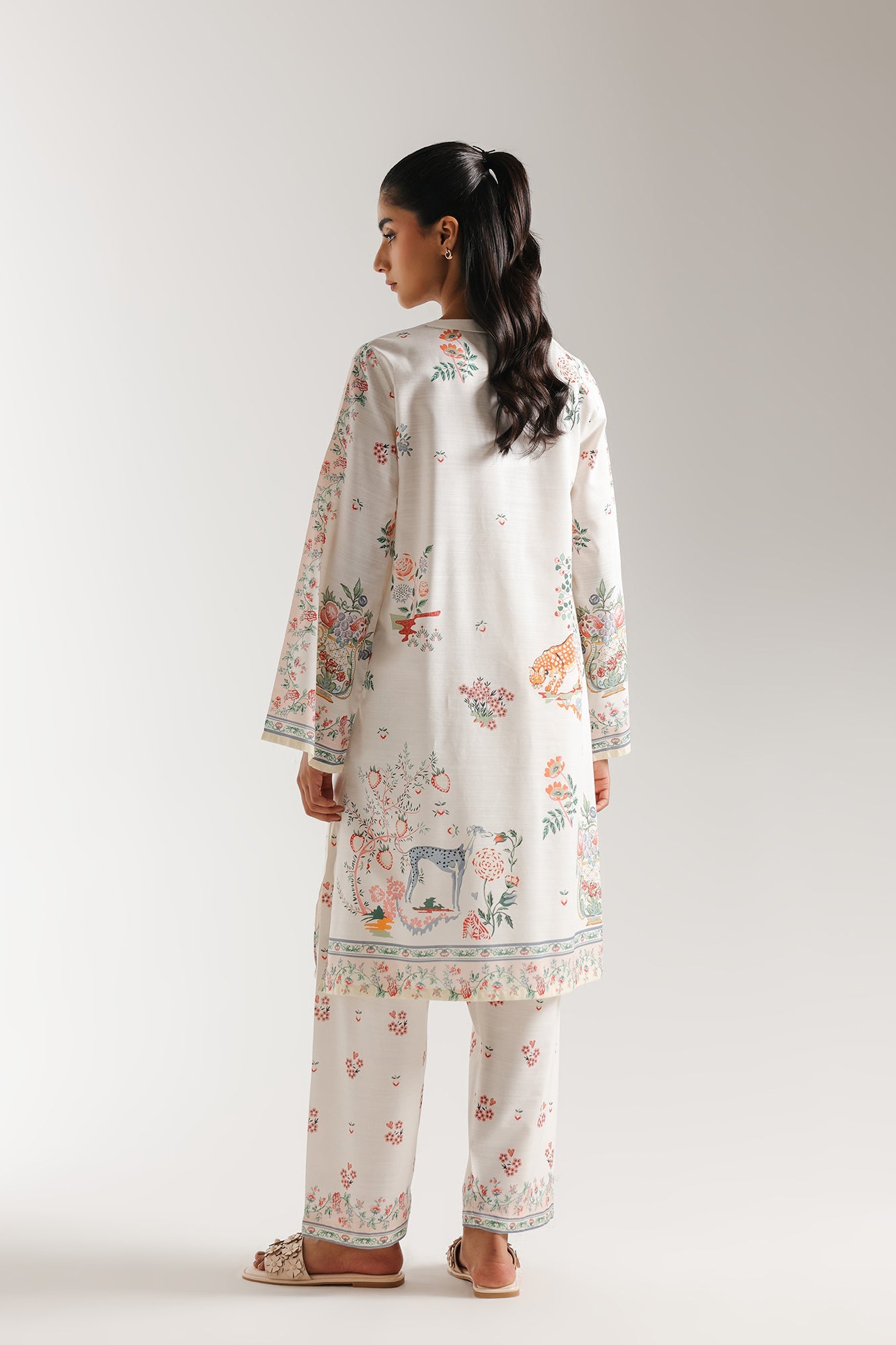 ETHNC-PRINTED SUIT-COLOR-OFF WHITE | E8059/102/002