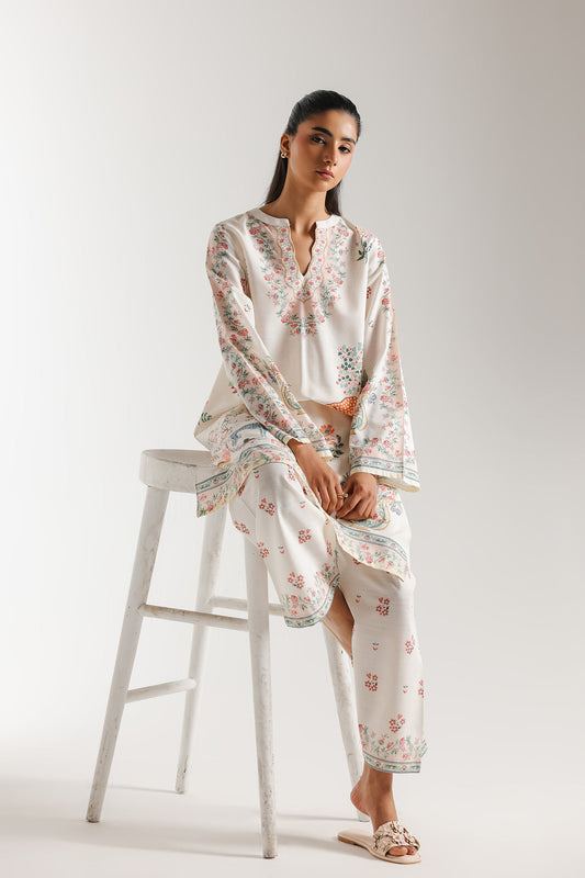 ETHNC-PRINTED SUIT-COLOR-OFF WHITE | E8059/102/002