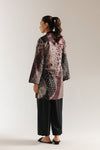 ETHNC -Printed 2-Piece Suit | SHIRT - RELAX FIT - Y NECK- (TROUSER - CULOTTE FIT)(JET BLACK | E8130/102/902)