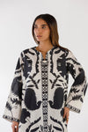 Sana Safinaz Stitched Printed Shirt + Culotte - SS26BSP026P2T