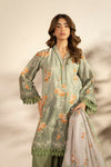 Alkaram Unstitched 3-Piece Khaddar Suit | Printed Shirt, Trouser & Dupatta
