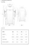 ETHNC-PRINTED KAFTAN - OFF WHITE | DRESS - RELAXED FIT - V-NECK WITH BUTTONS - FLARED SLEEVES - LOW SIDE SLITS - LONG LENGTH
